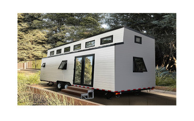 Gallery thumbnail US Approved Prefab Tiny House on Wheels with Trailer RV Living