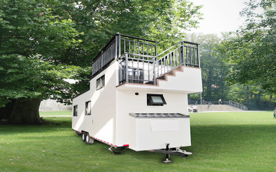 Gallery thumbnail Tiny House on Wheels and 3 Bedroom Micro Prefab Cabins With Trailer